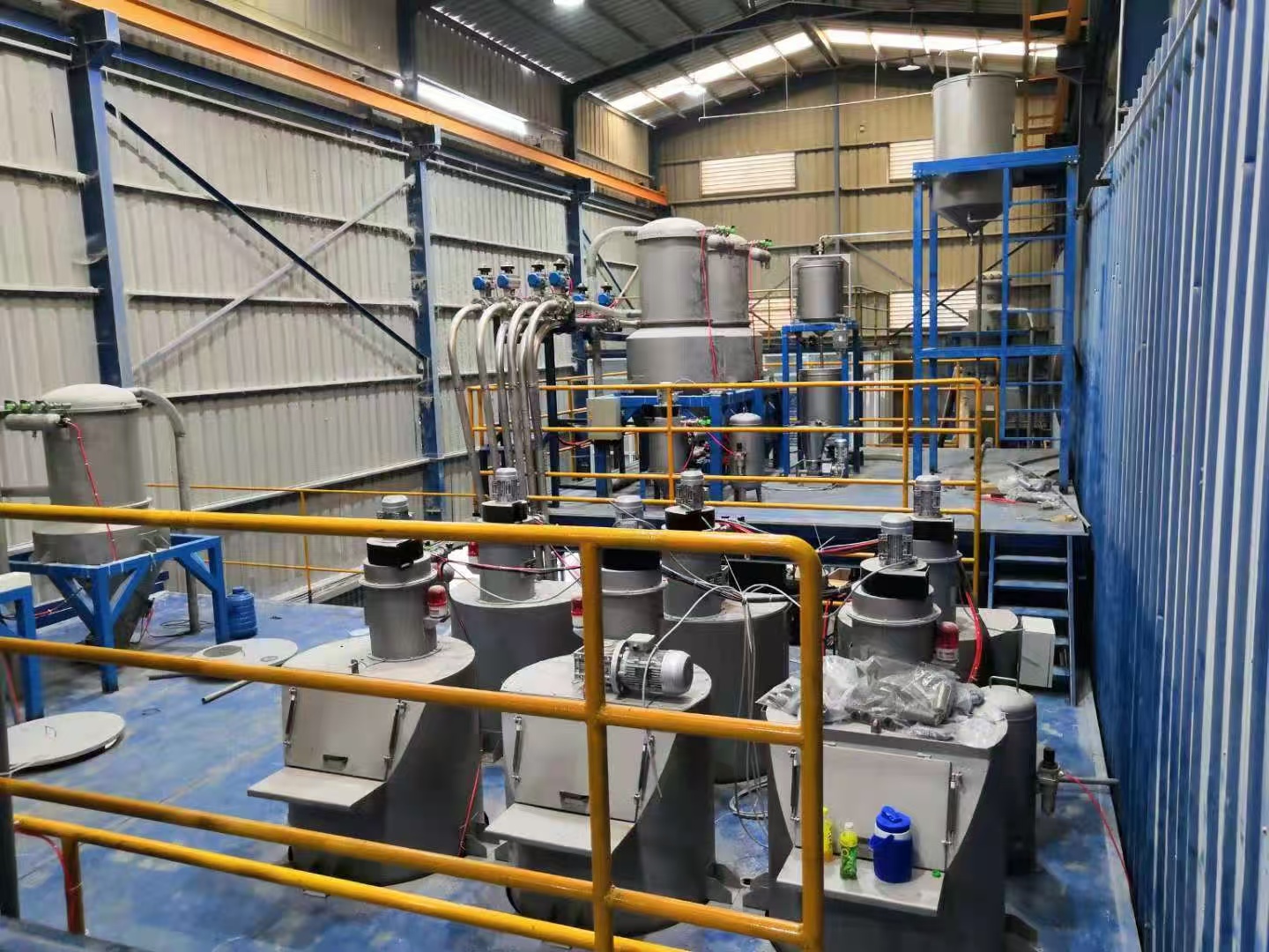 钙粉改性计量配混系统